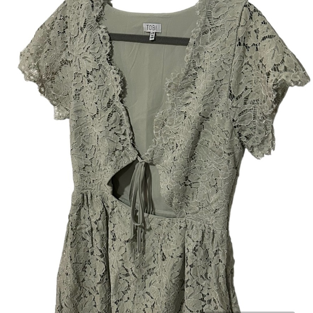 Green Lace Tobi Cocktail Dress